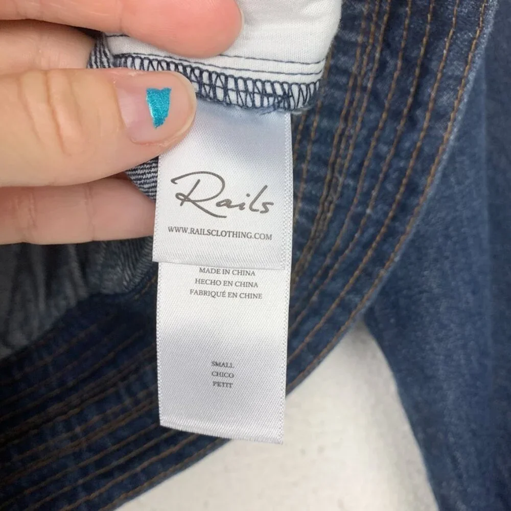 Rails | Alma Structured Raw Denim Jacket - Picture 7 of 9